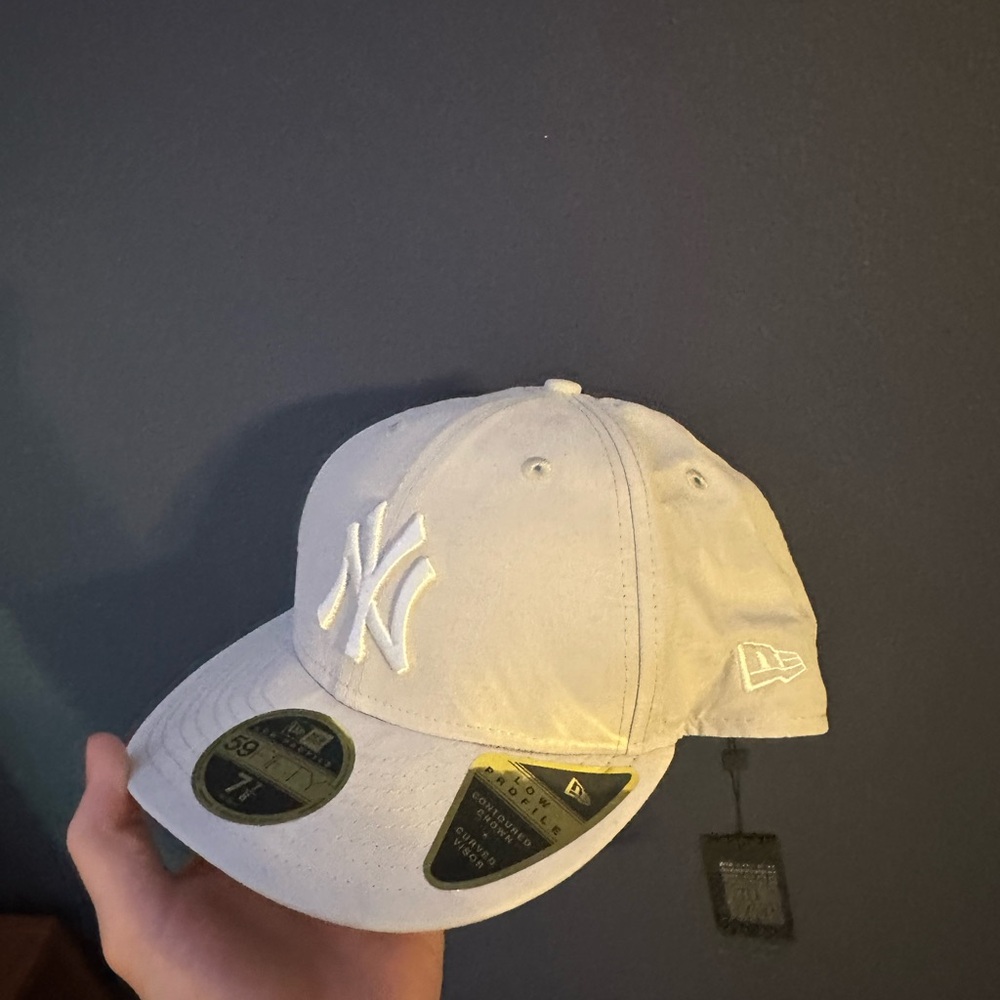 Kith Beige New York Yankees Dad Hat with White Embroidery